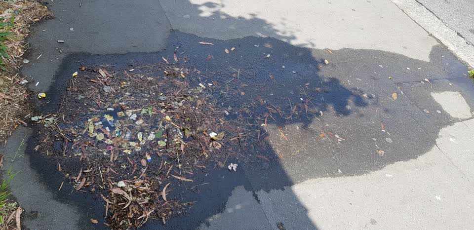 The photograph attached to this wastewater/stormwater report