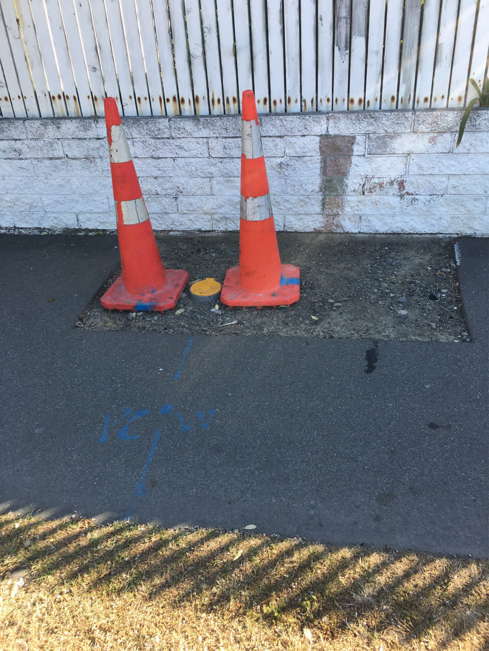 The photograph attached to this water supply report