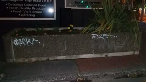 Graffiti, a report photo