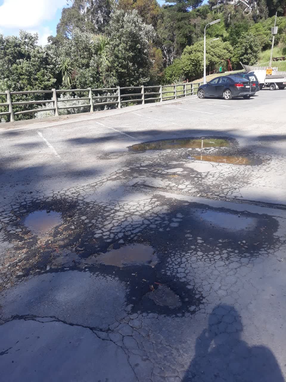 The photograph attached to this parks report
