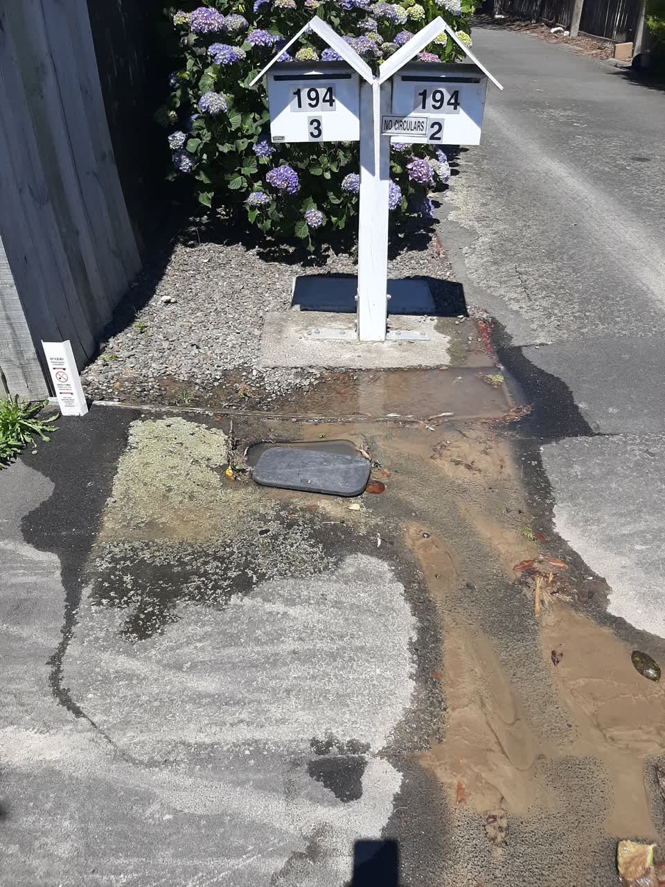 The photograph attached to this water supply report