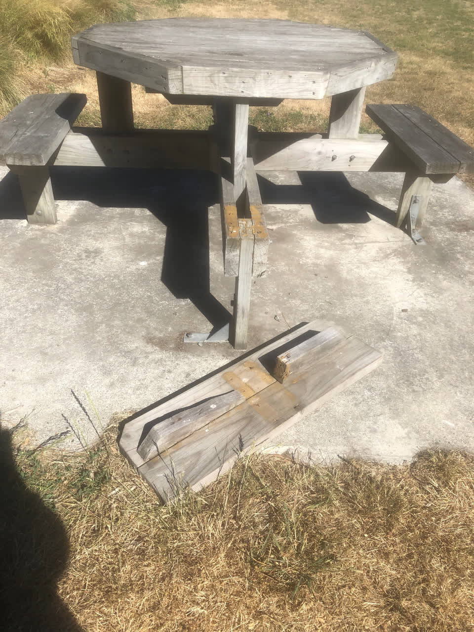 The photograph attached to this parks report