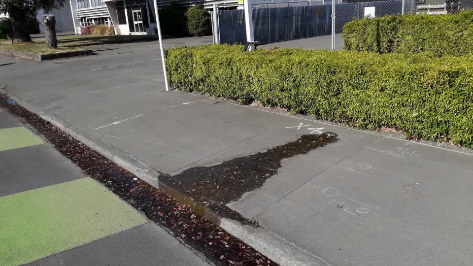The photograph attached to this water supply report