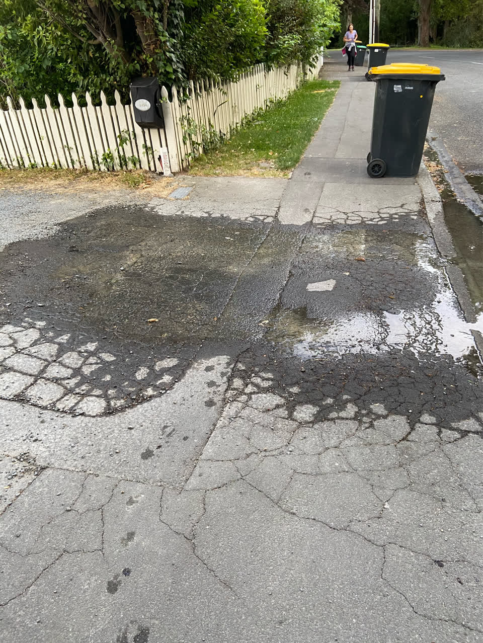 The photograph attached to this water supply report