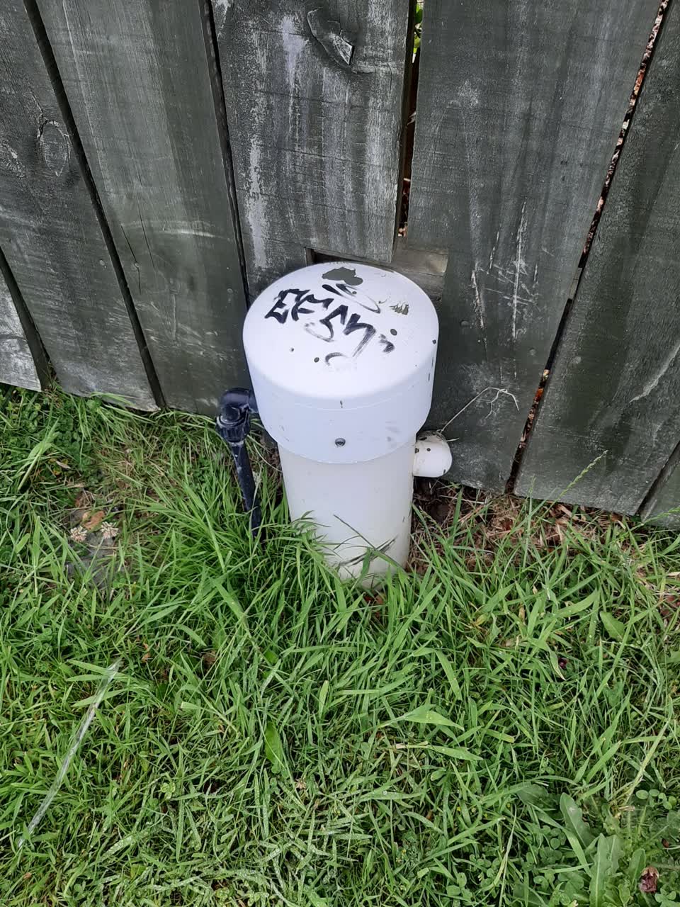 The photograph attached to this wastewater/stormwater report
