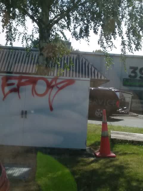Graffiti, a report photo