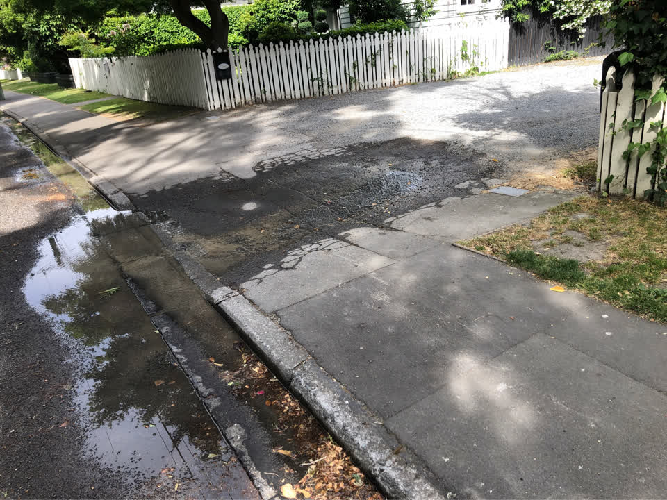 The photograph attached to this water supply report
