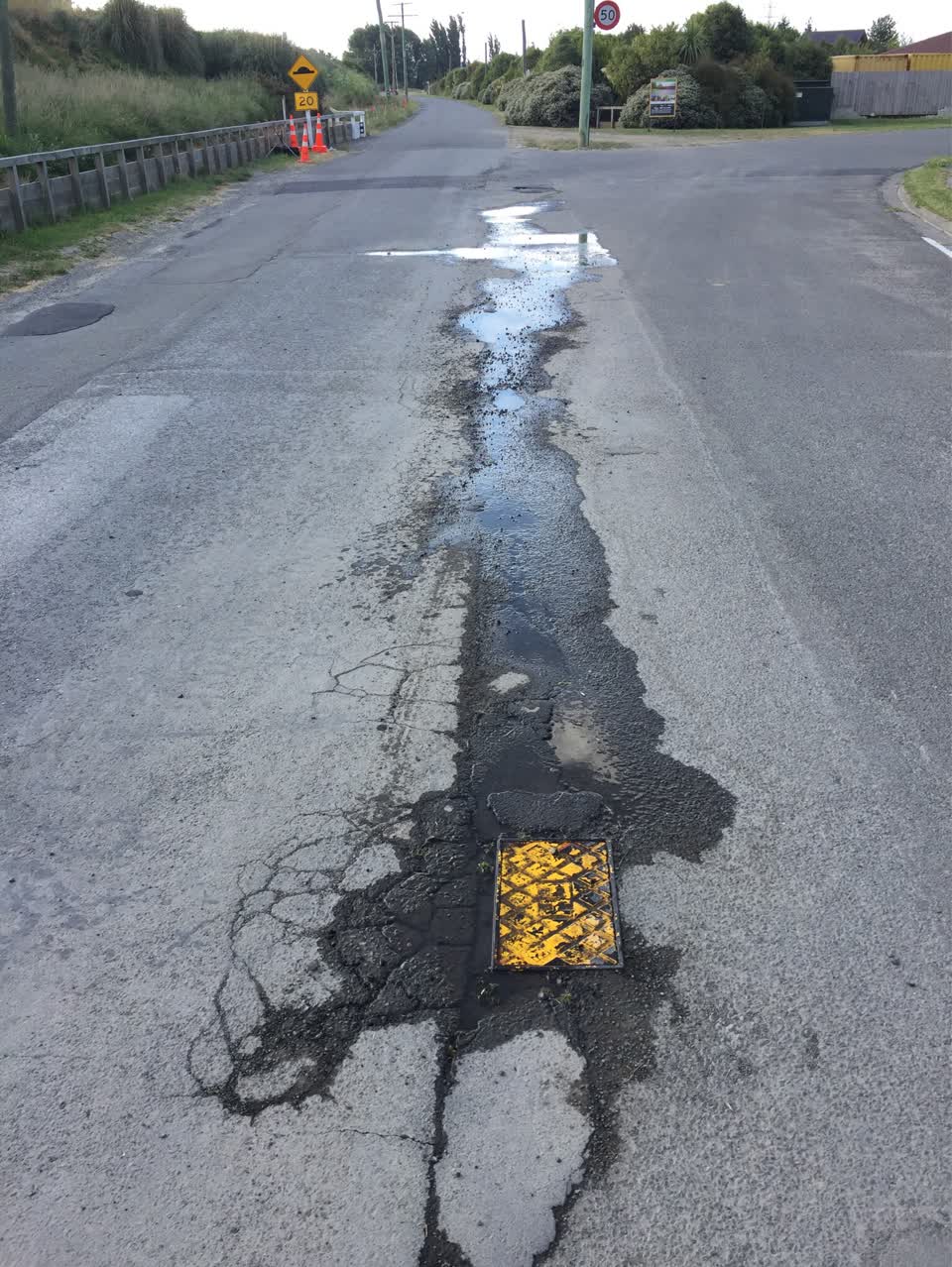 The photograph attached to this water supply report