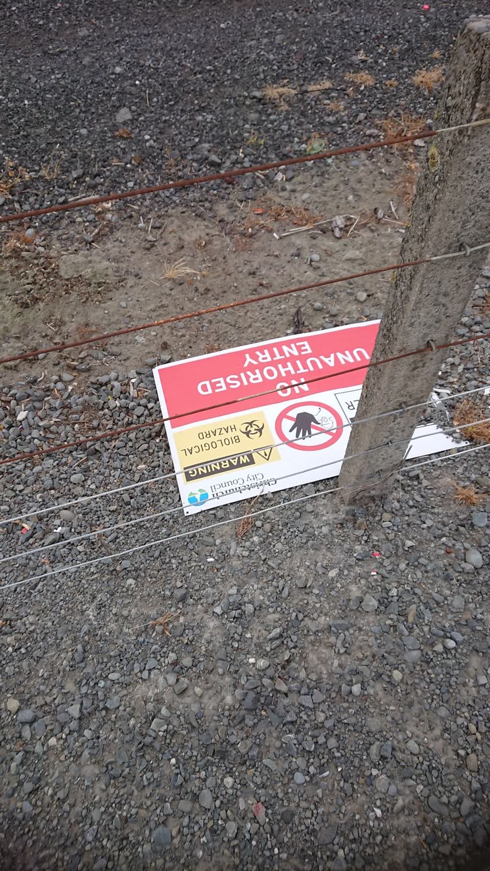 The photograph attached to this wastewater/stormwater report