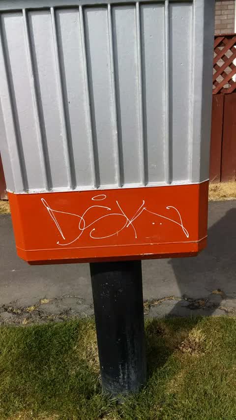 Graffiti, a report photo