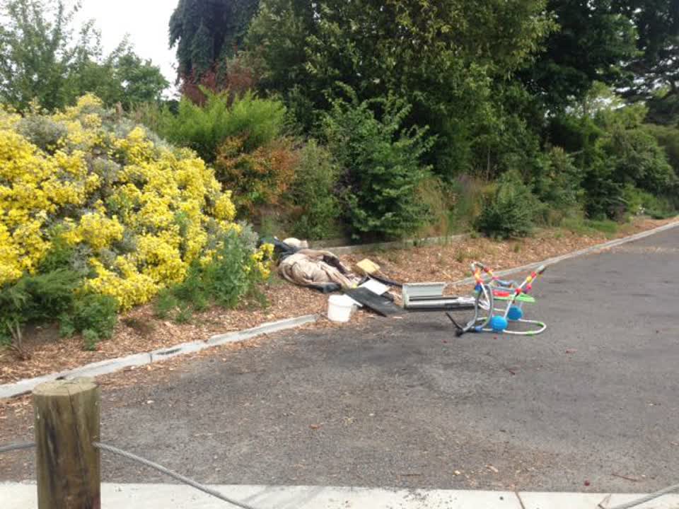 The photograph attached to this rubbish/recycling report
