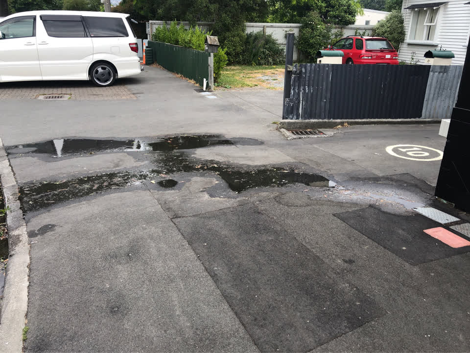 The photograph attached to this water supply report