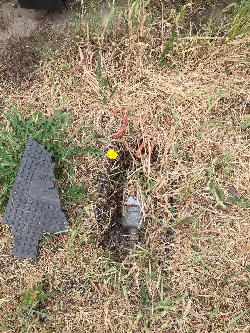 The photograph attached to this water supply report