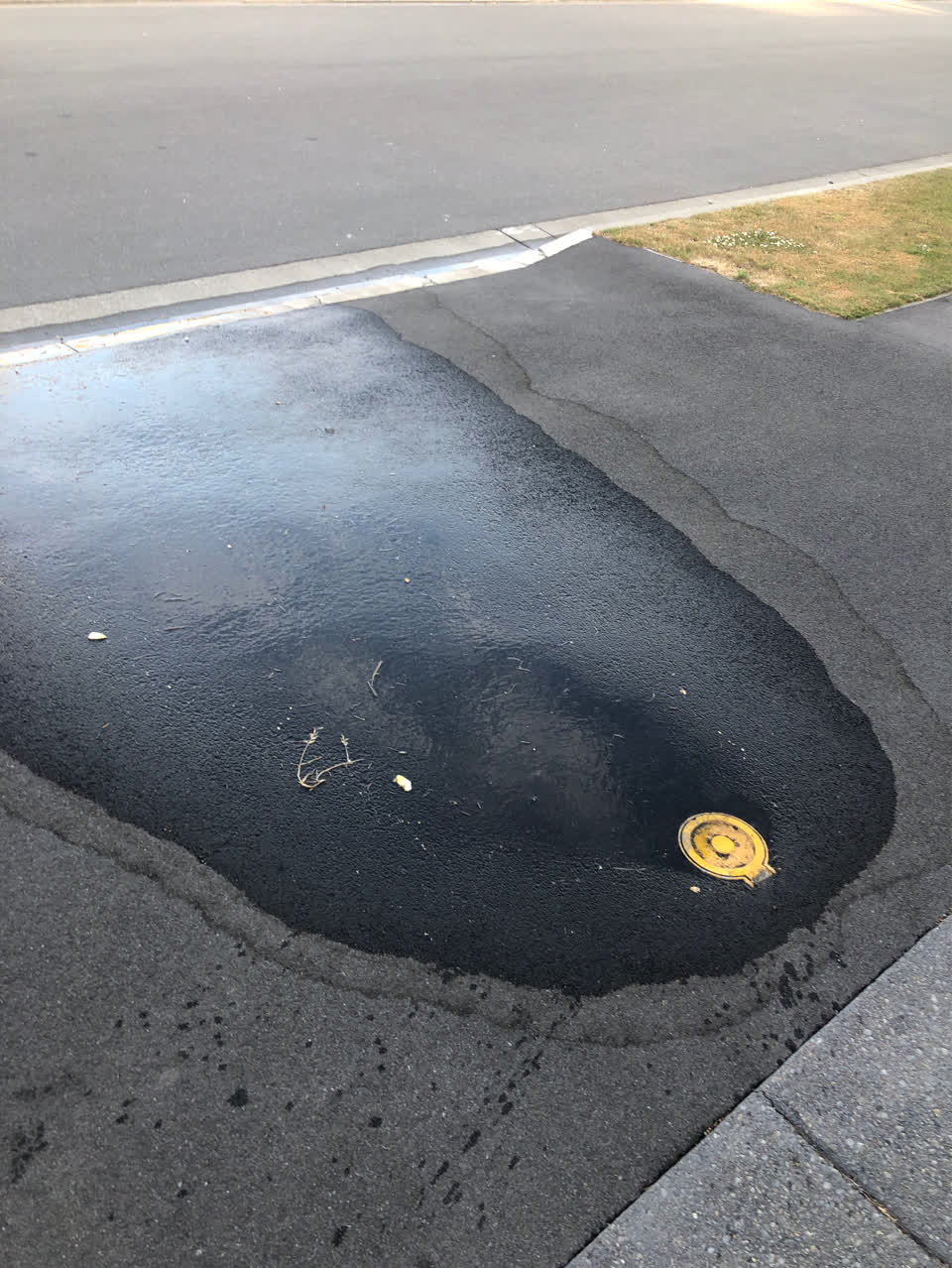The photograph attached to this water supply report