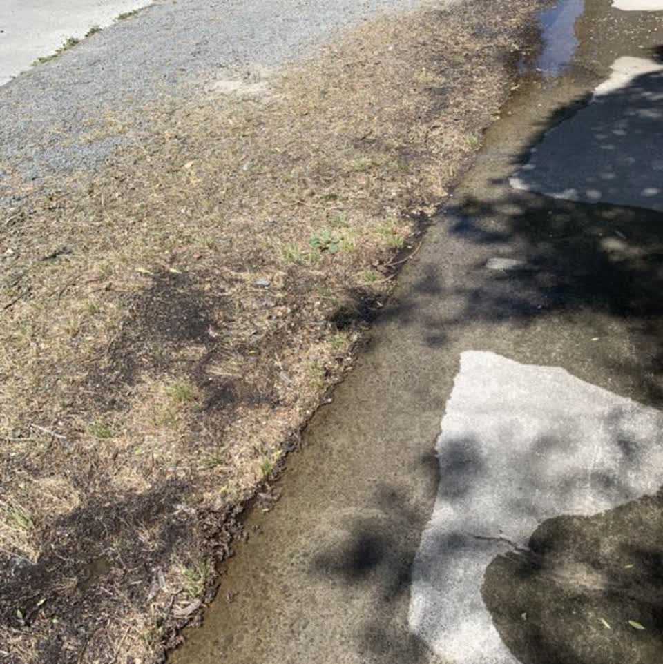 The photograph attached to this flooding report