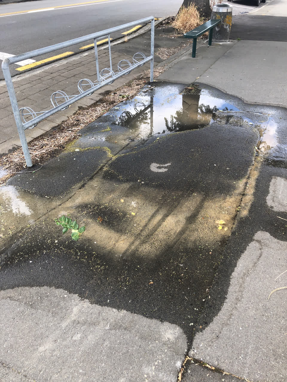The photograph attached to this water supply report