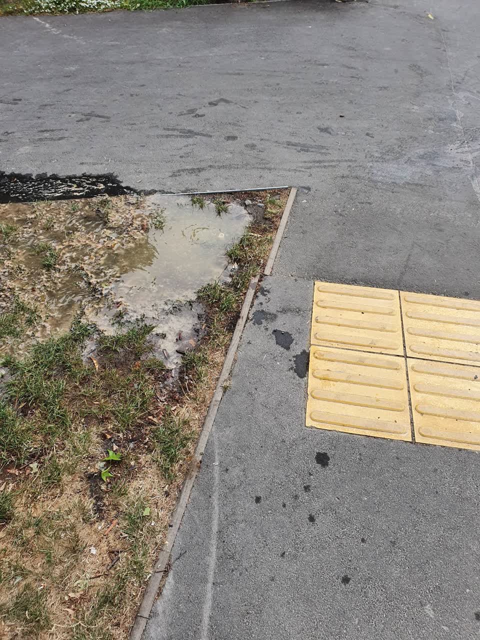 The photograph attached to this wastewater/stormwater report