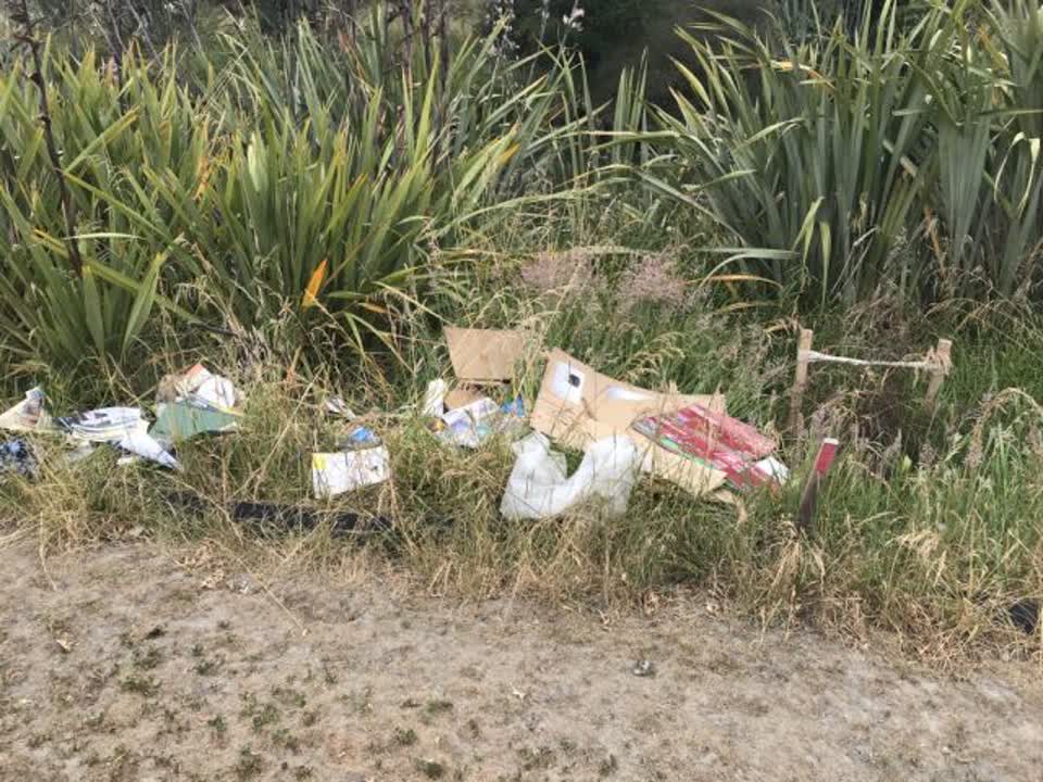 The photograph attached to this rubbish/recycling report