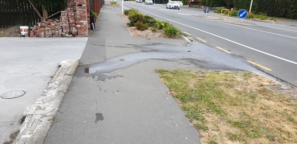 The photograph attached to this water supply report
