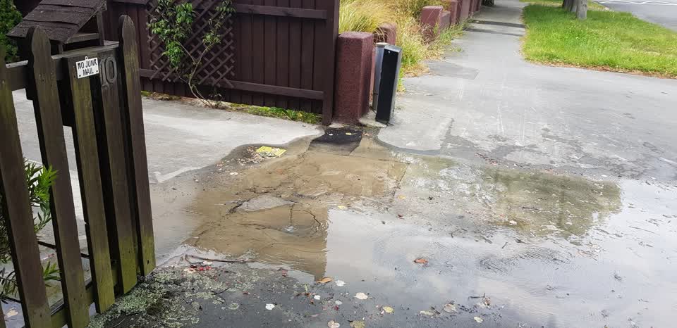 The photograph attached to this water supply report