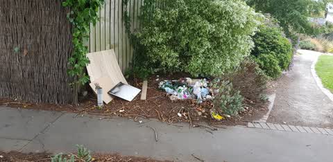 Rubbish/Recycling, a report photo