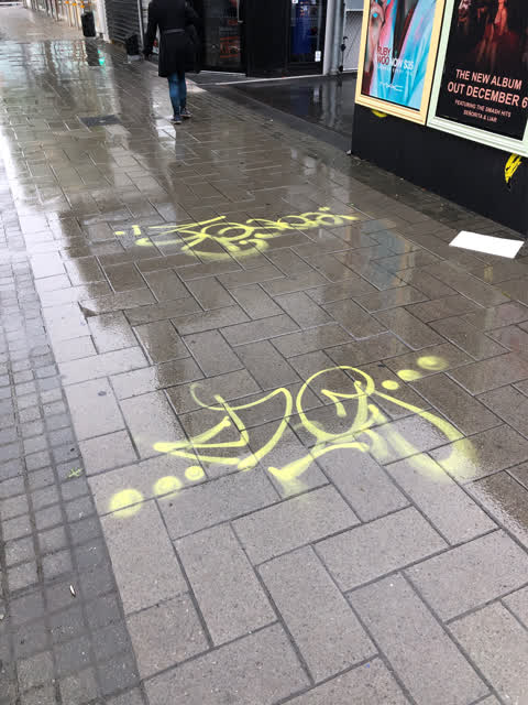 Graffiti, a report photo