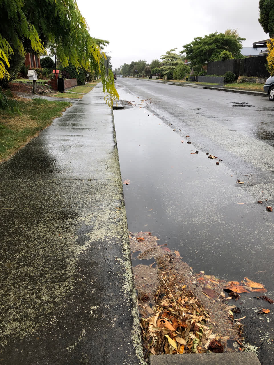 The photograph attached to this wastewater/stormwater report