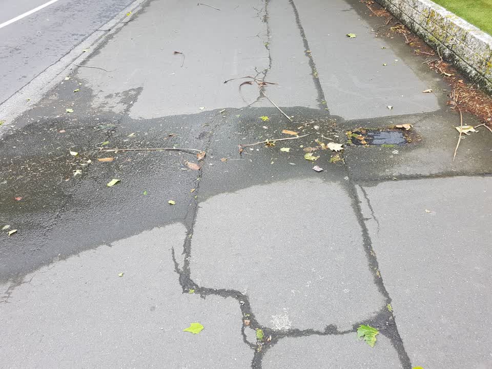 The photograph attached to this wastewater/stormwater report