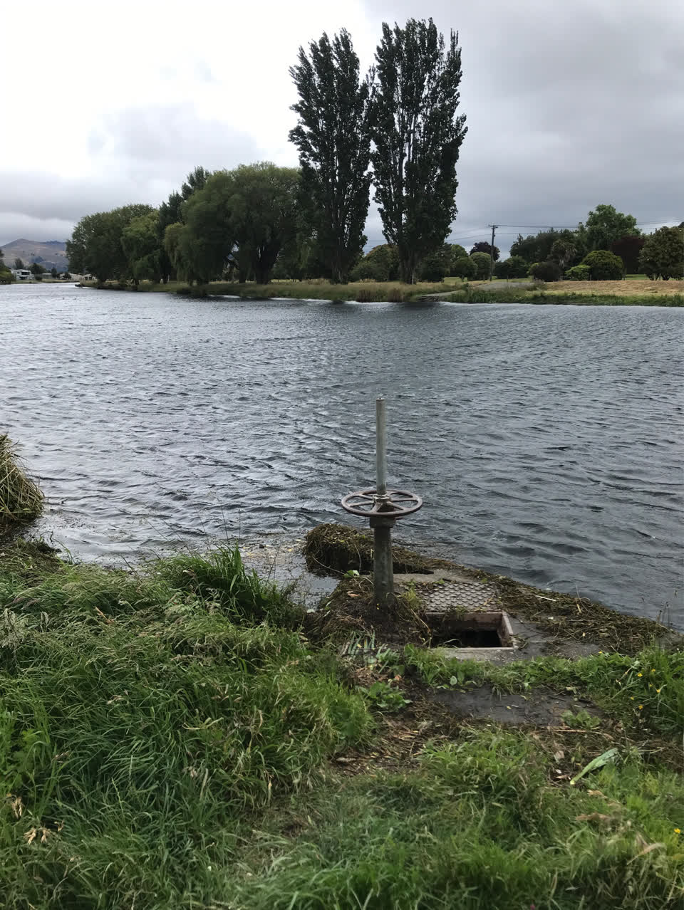 The photograph attached to this wastewater/stormwater report