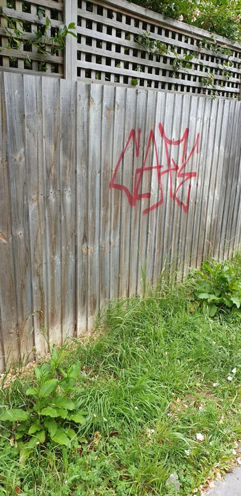 Graffiti, a report photo