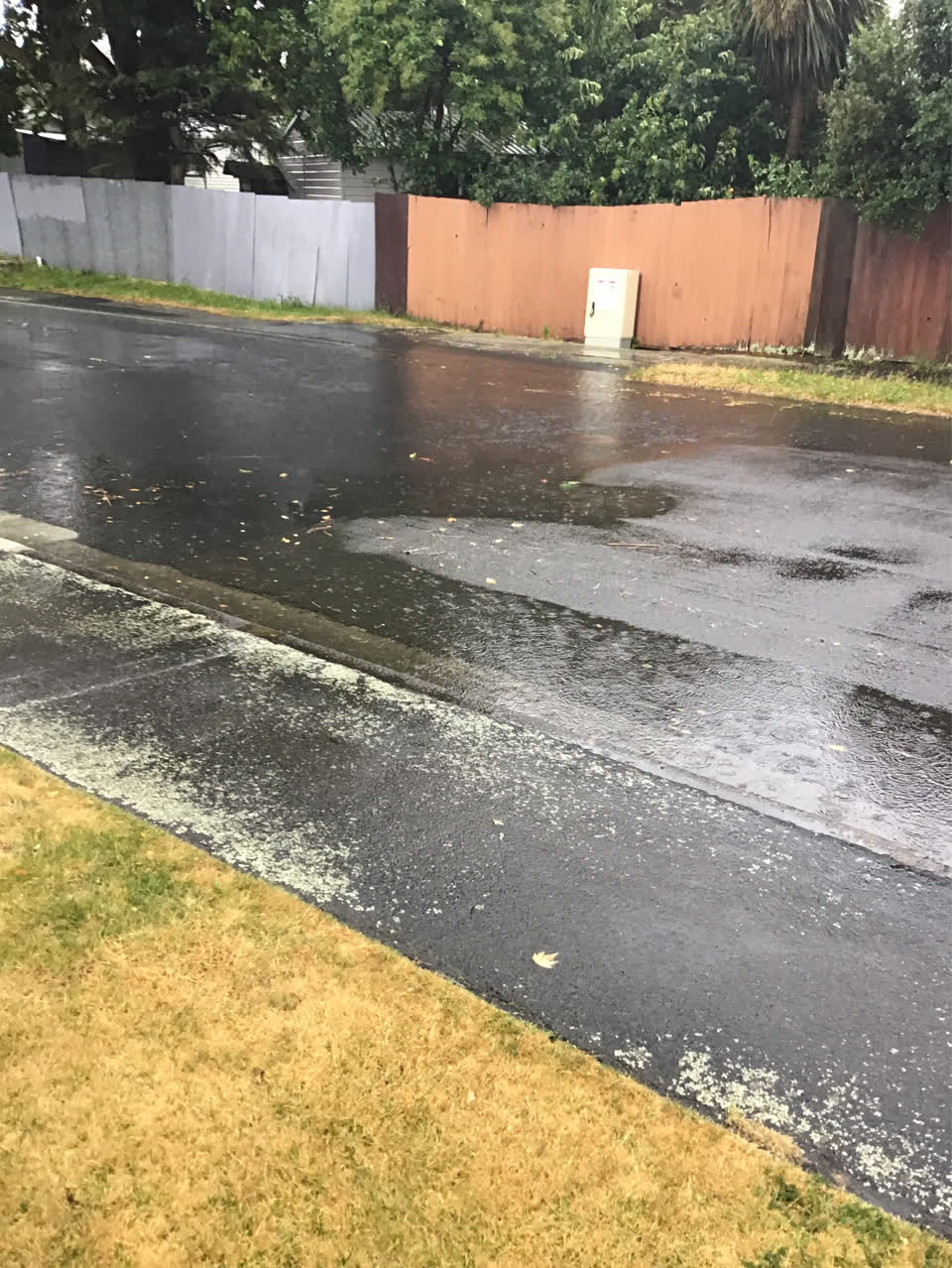 The photograph attached to this wastewater/stormwater report