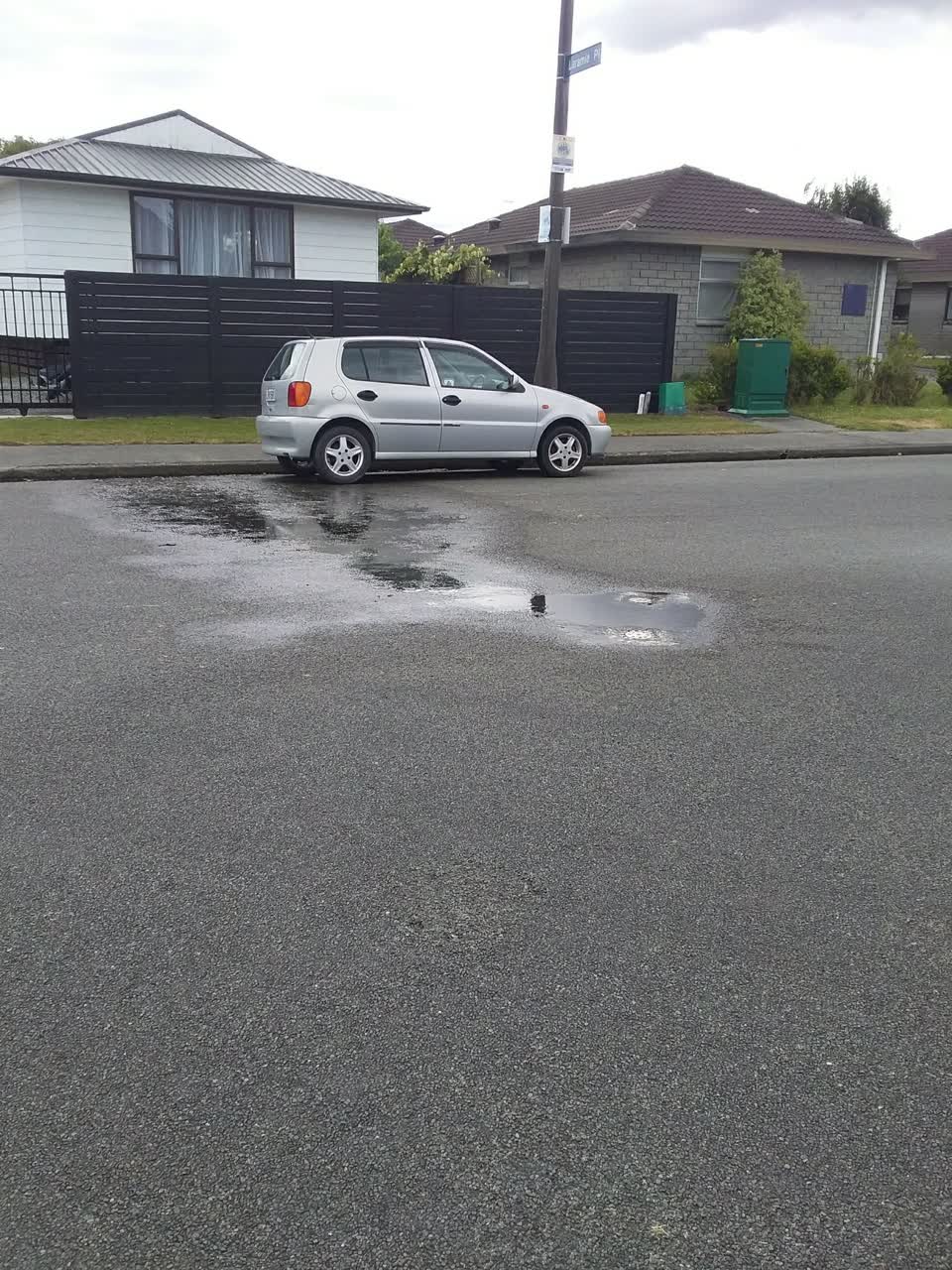 The photograph attached to this water supply report