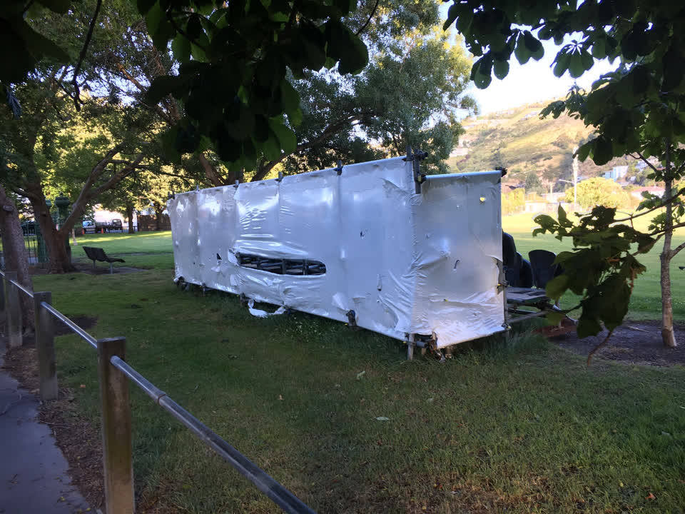 The photograph attached to this parks report