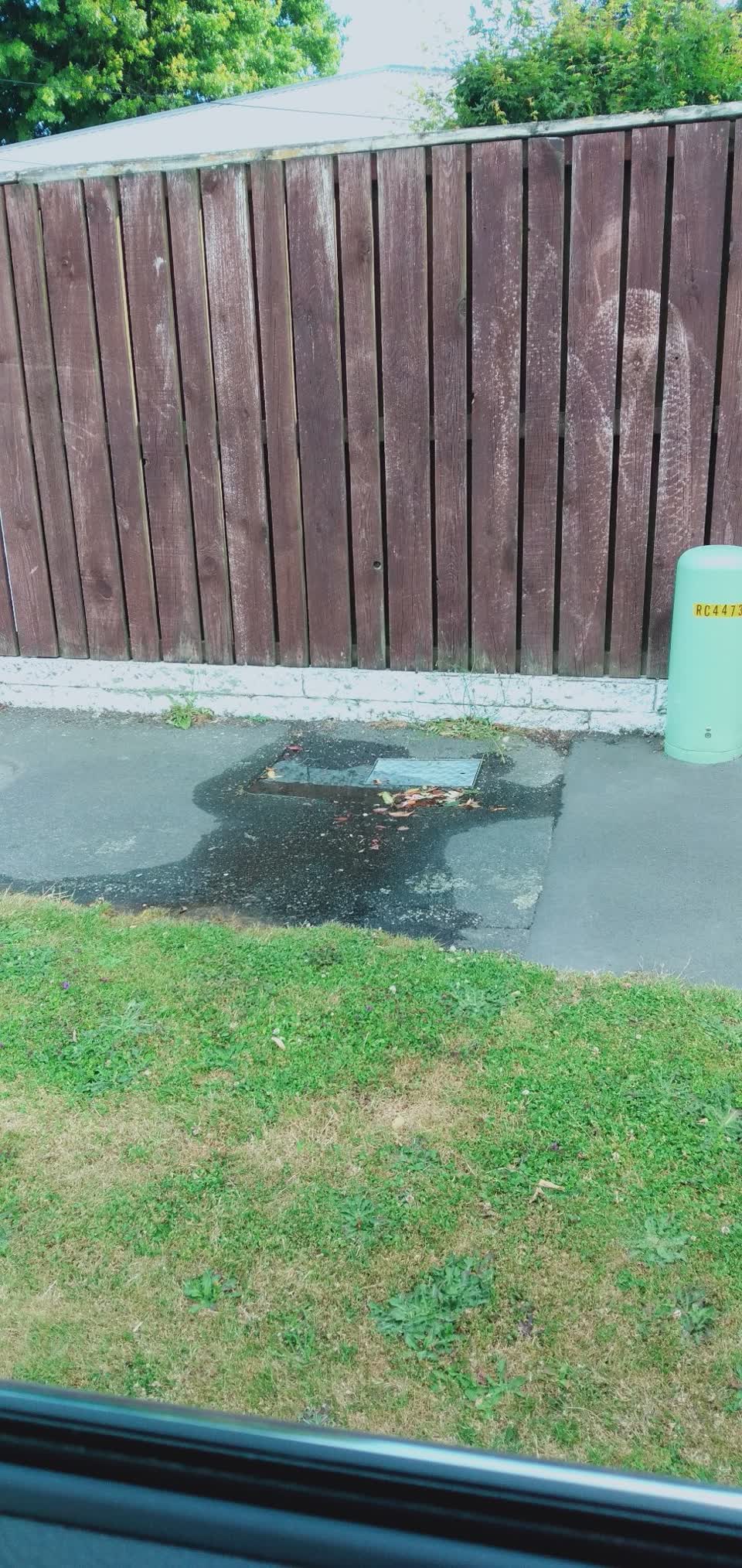 The photograph attached to this water supply report