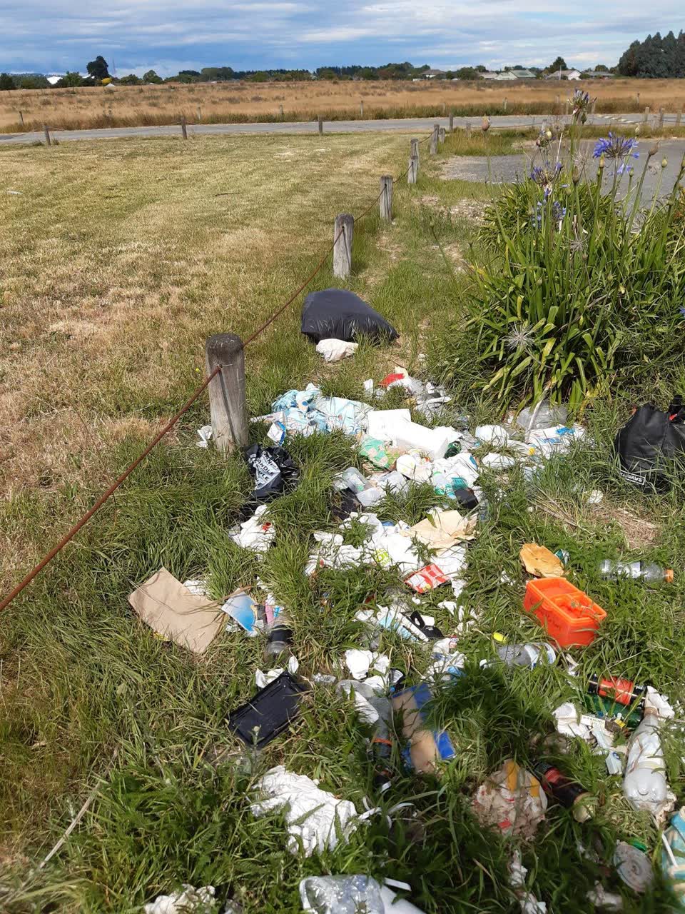 The photograph attached to this rubbish/recycling report