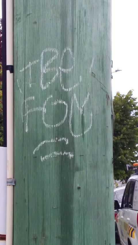 Graffiti, a report photo