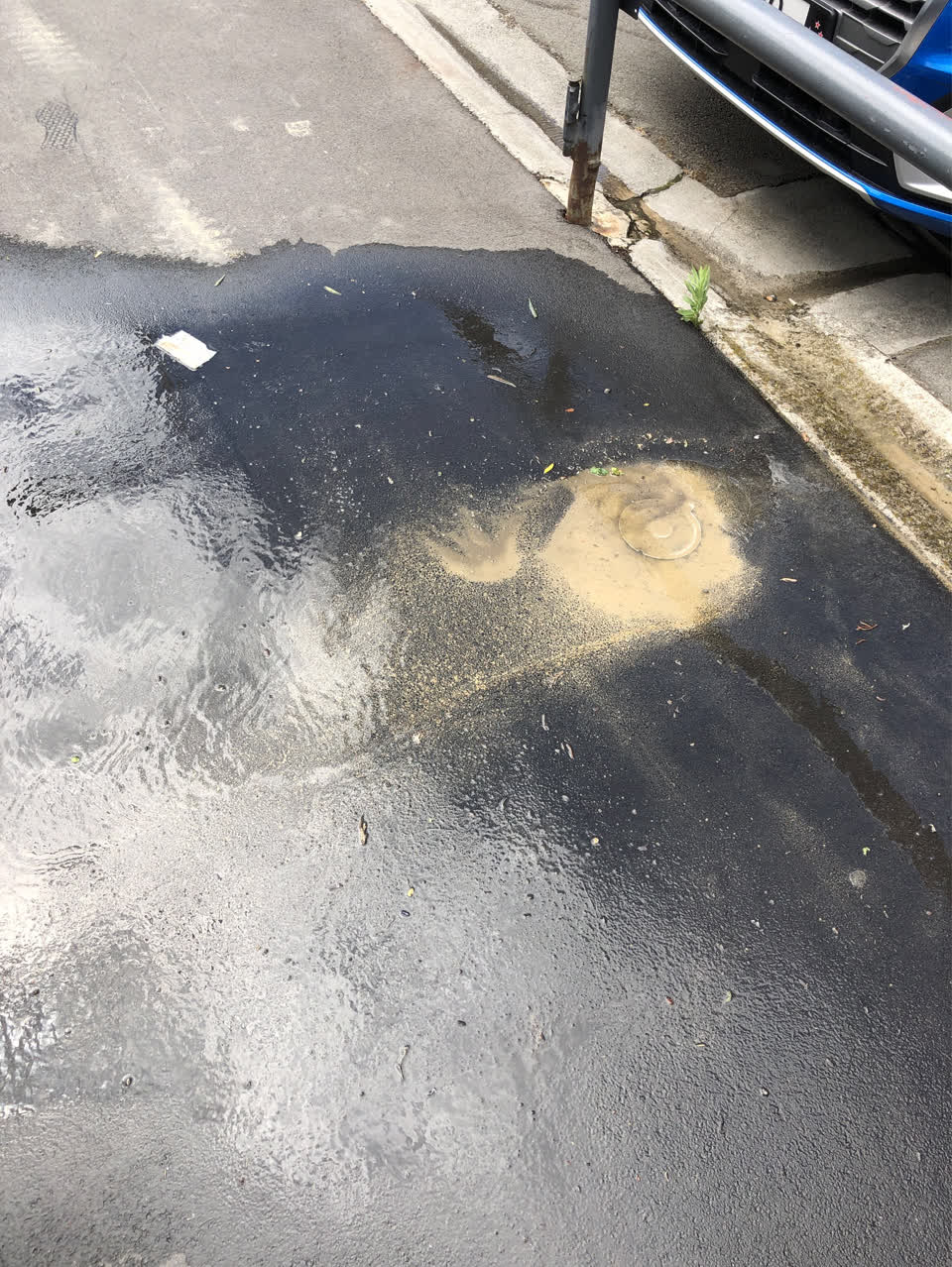 The photograph attached to this water supply report