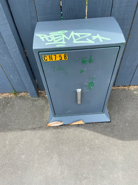 Graffiti, a report photo