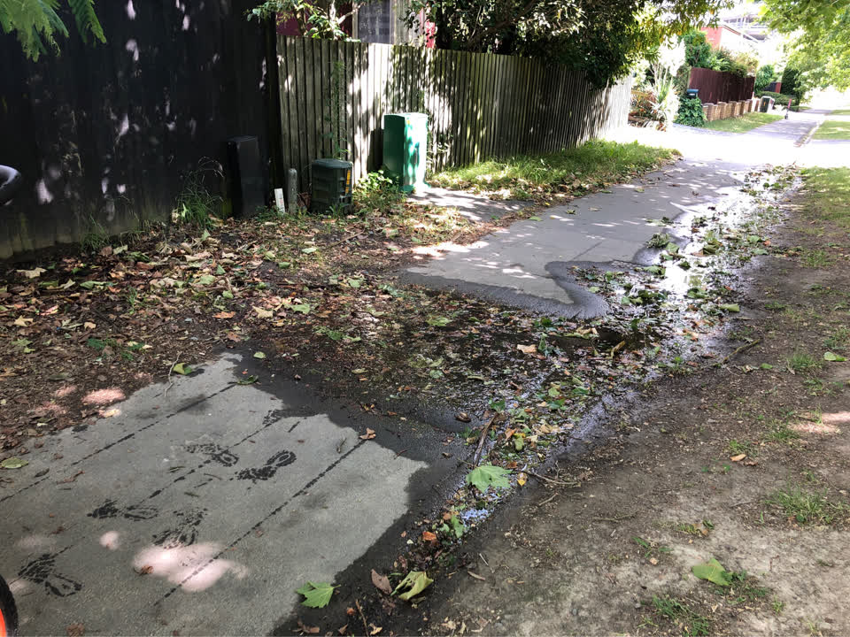 The photograph attached to this water supply report
