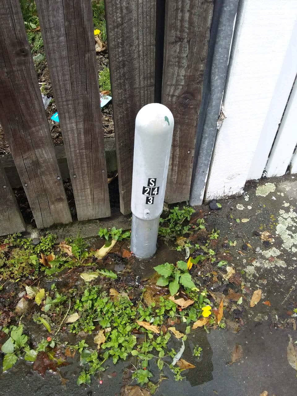 The photograph attached to this water supply report