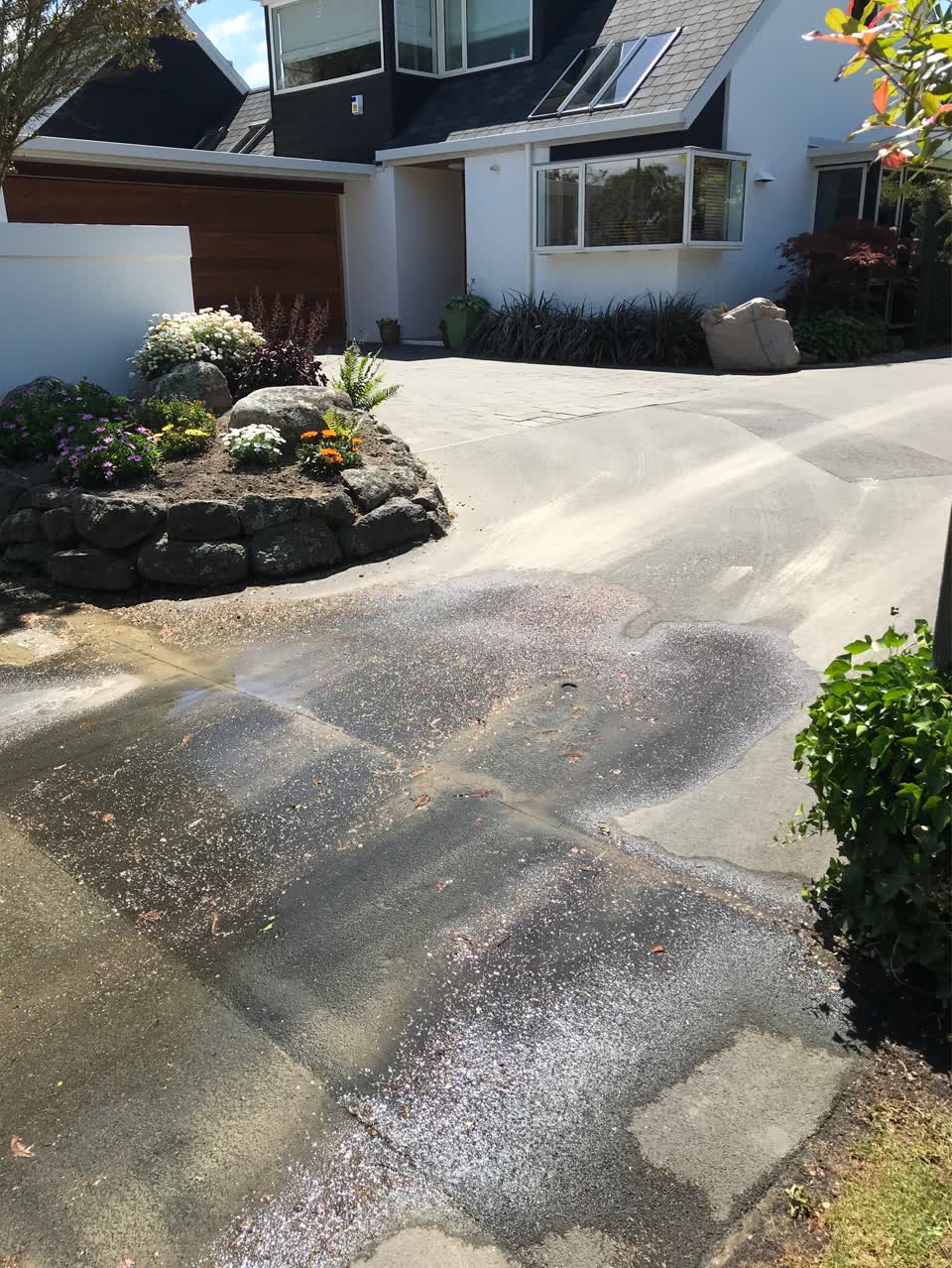 The photograph attached to this water supply report