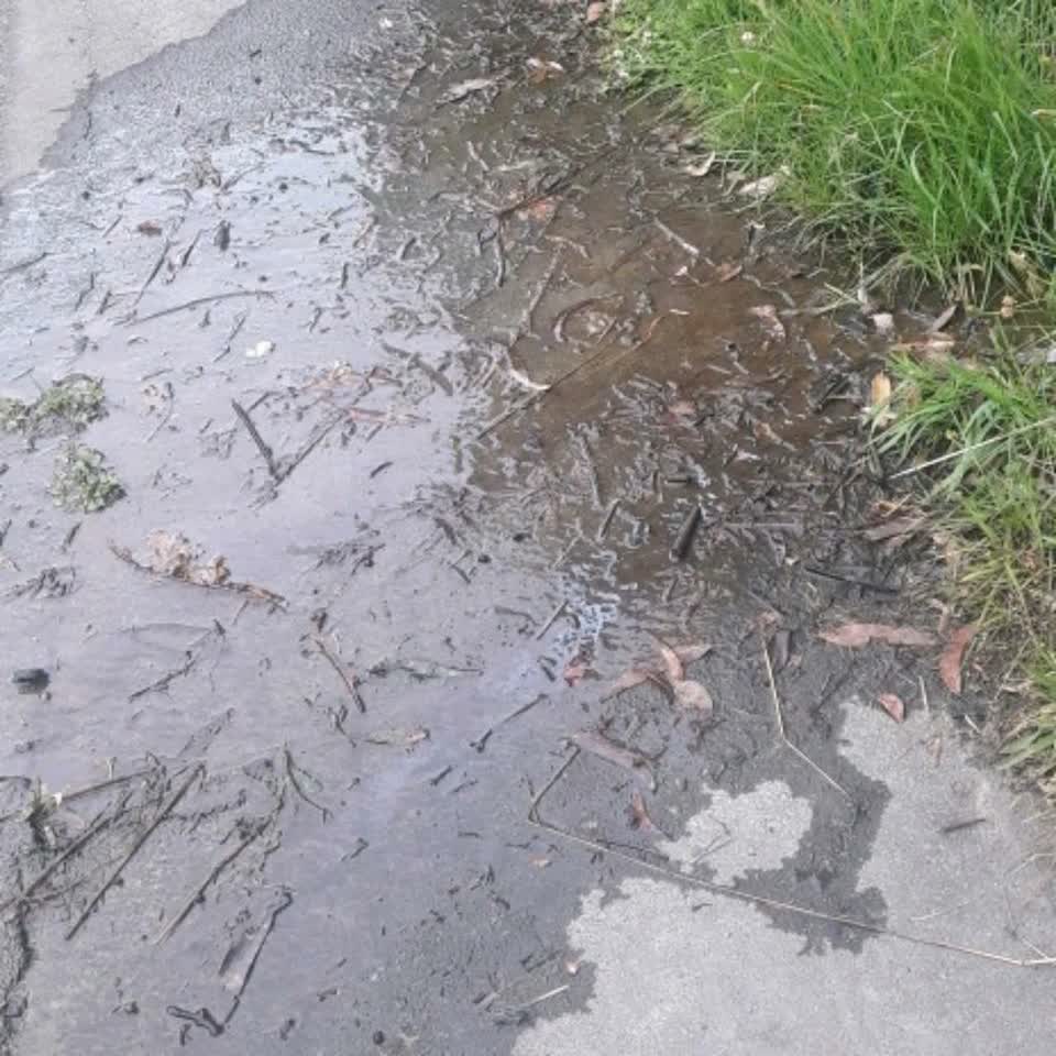 The photograph attached to this wastewater/stormwater report