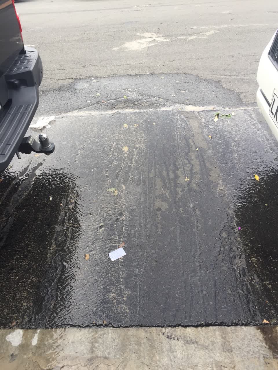 The photograph attached to this water supply report