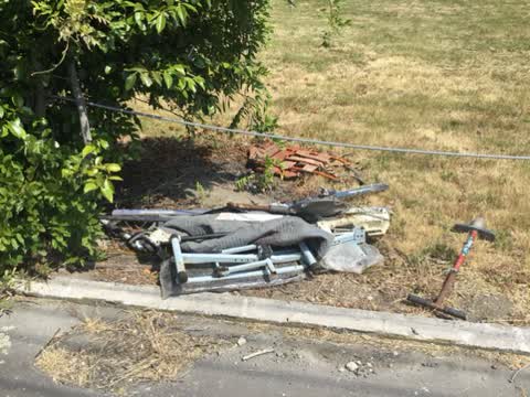 Rubbish/Recycling, a report photo