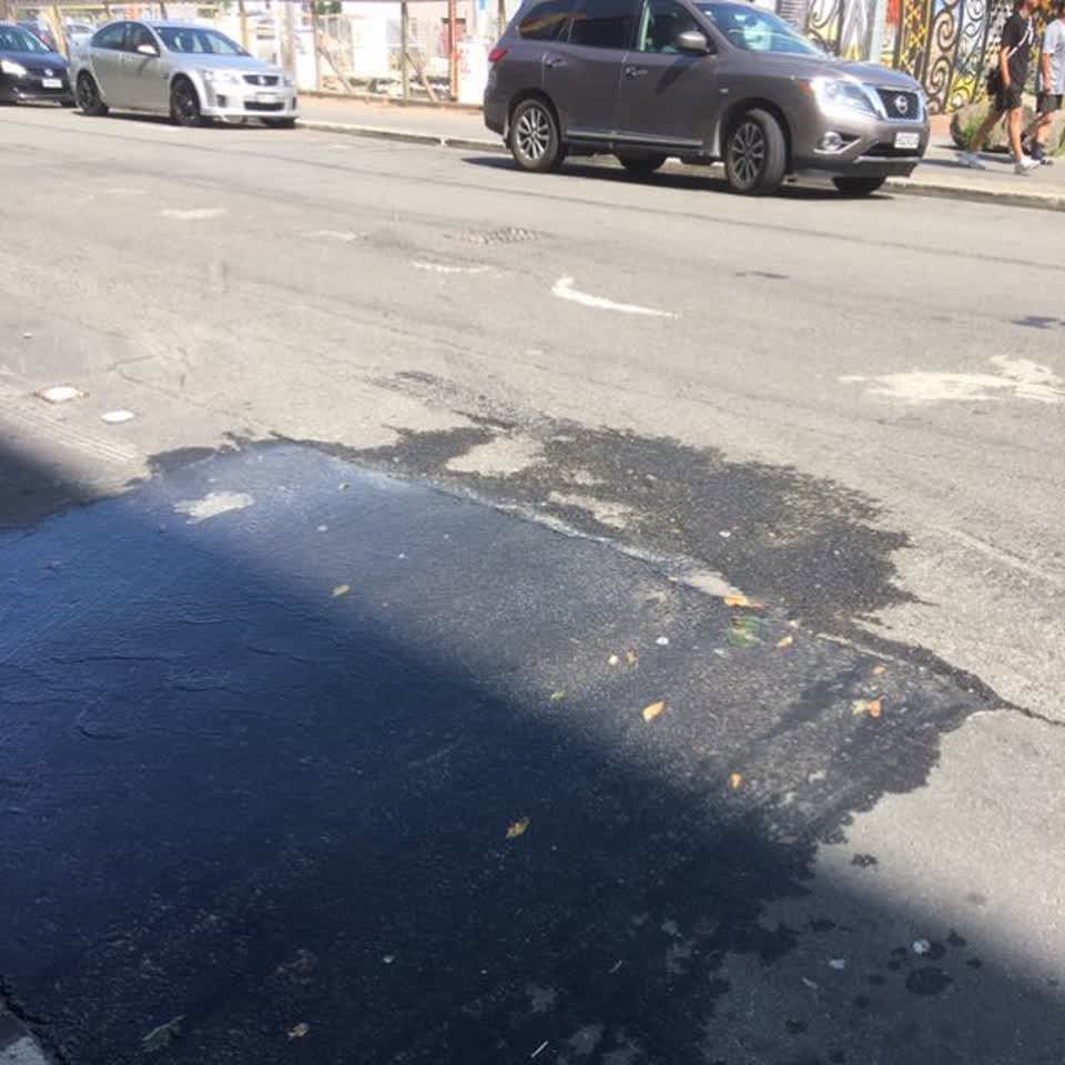 The photograph attached to this water supply report