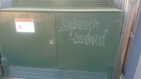 Graffiti, a report photo