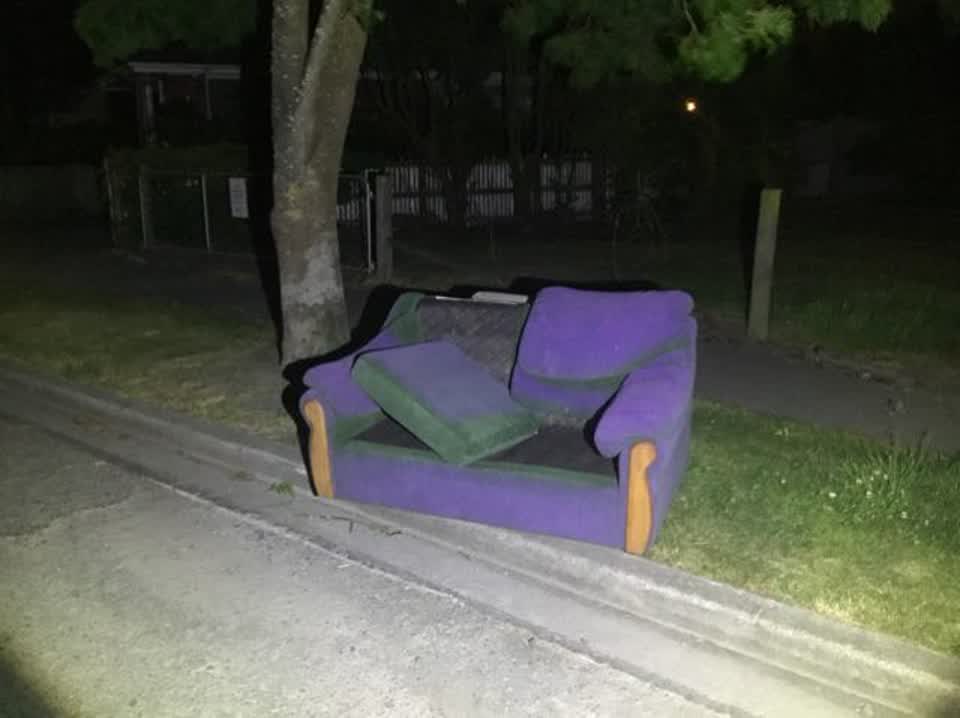 The photograph attached to this rubbish/recycling report