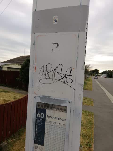 Graffiti, a report photo