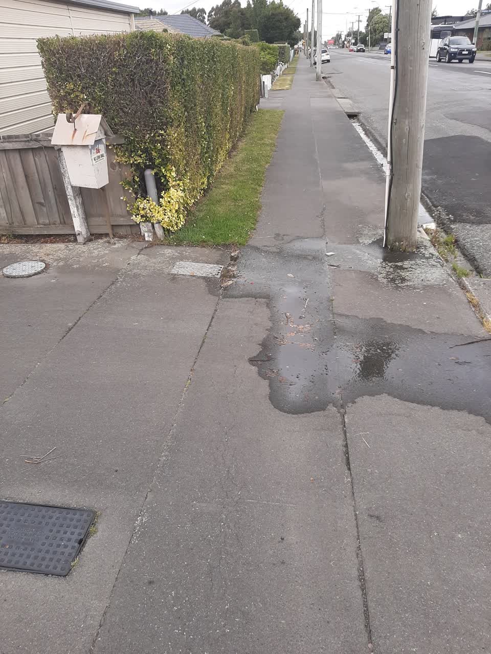 The photograph attached to this water supply report