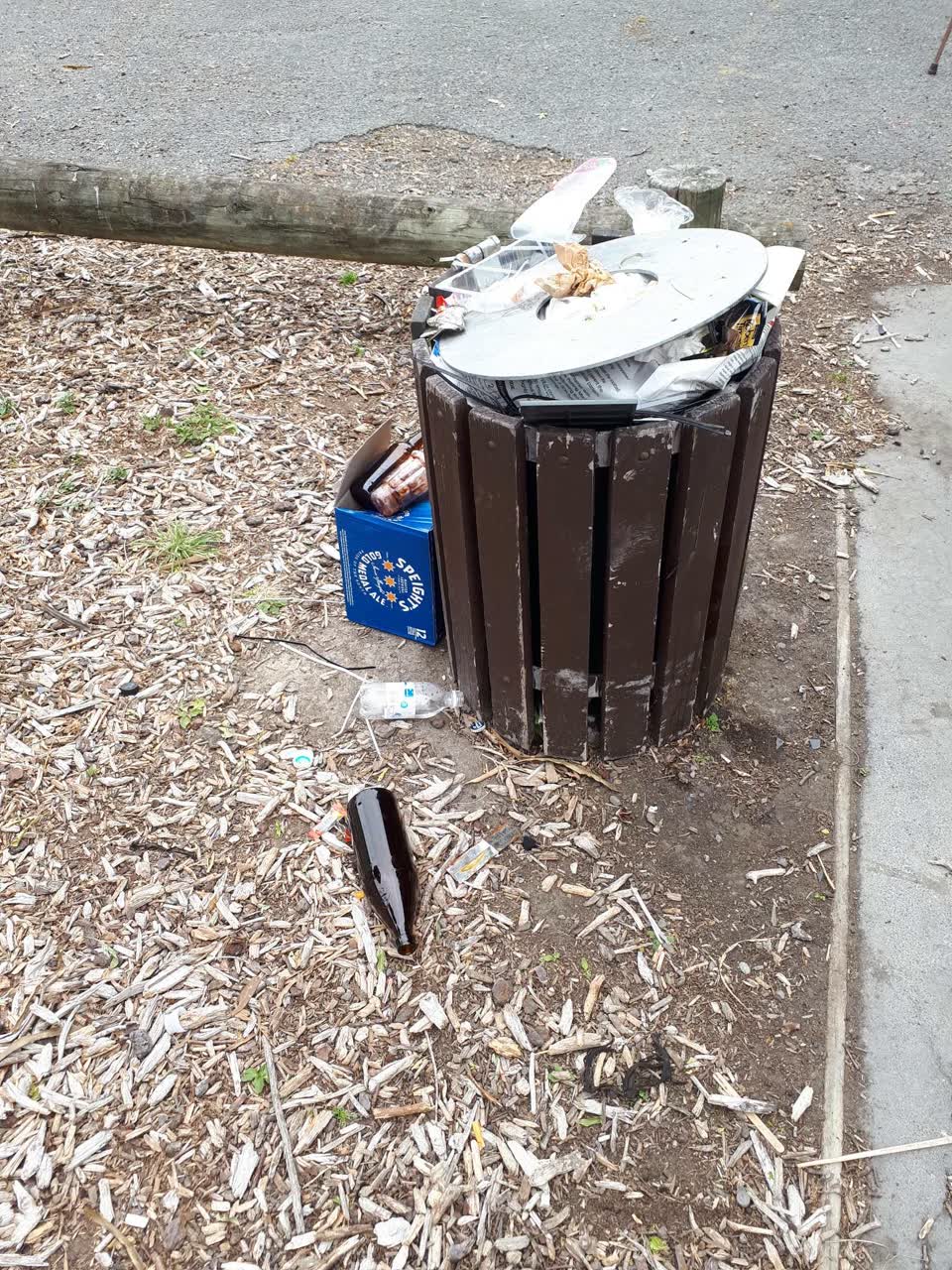 The photograph attached to this parks report